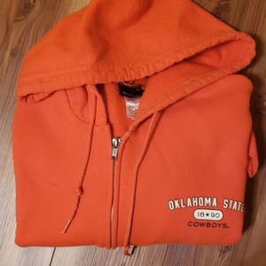 Okstate zip-up sweatshirt